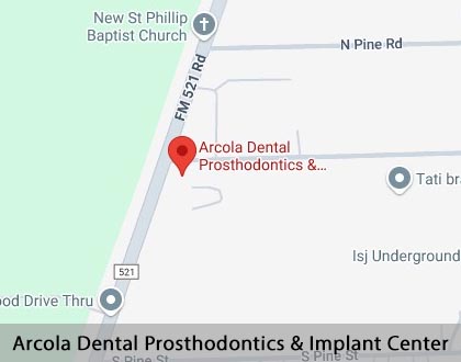 Map image for Dental Anxiety in Rosharon, TX